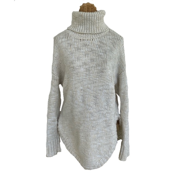Treasure & Bond Cream Colored Turtleneck Sweater - Picture 1 of 13
